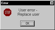 User Error
